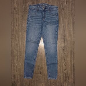 American Eagle Outfitters Women's Skinny Jeans - Denim Blue